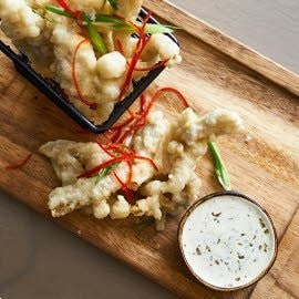 Setas en tempura Setas en tempura
